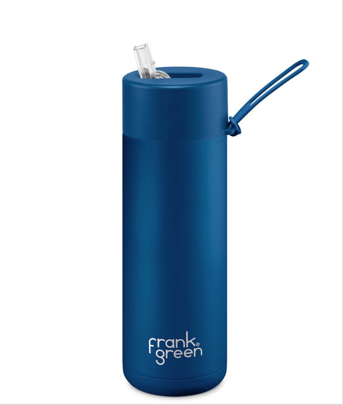 20oz Reusable Bottle (Straw) - Deep Ocean - Sare StoreFrank GreenWater Bottle