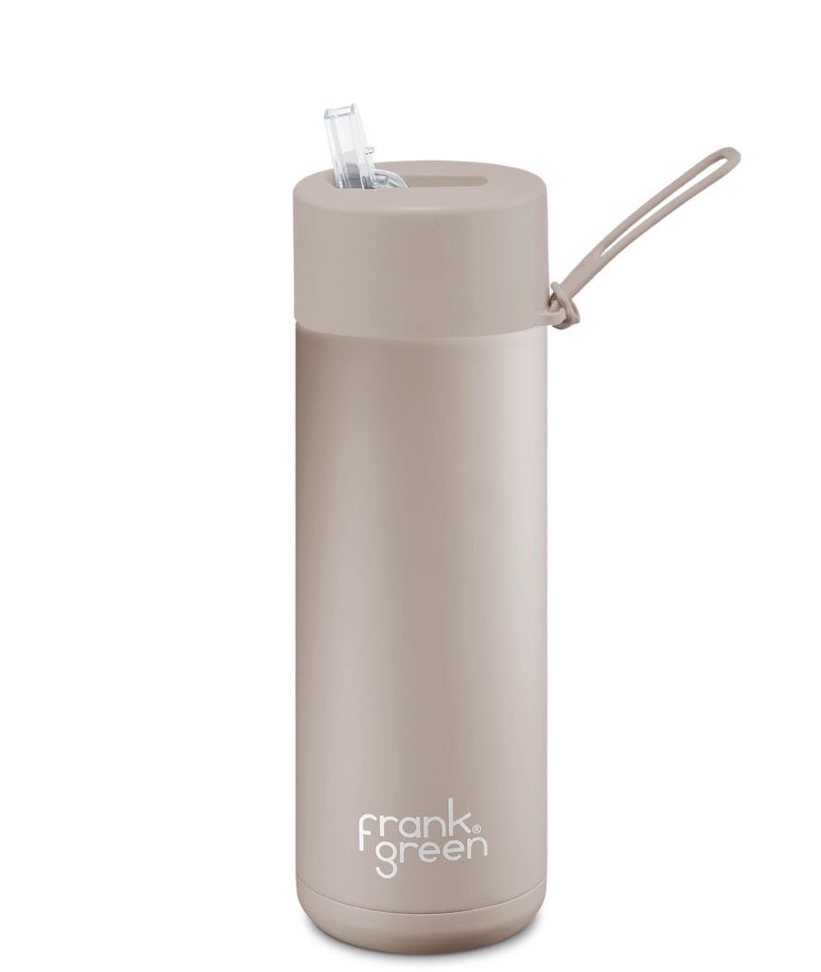 20oz Stainless Steel Ceramic Reusable Cup Moon Dust with Straw Lid - Sare StoreFrank GreenWater Bottle