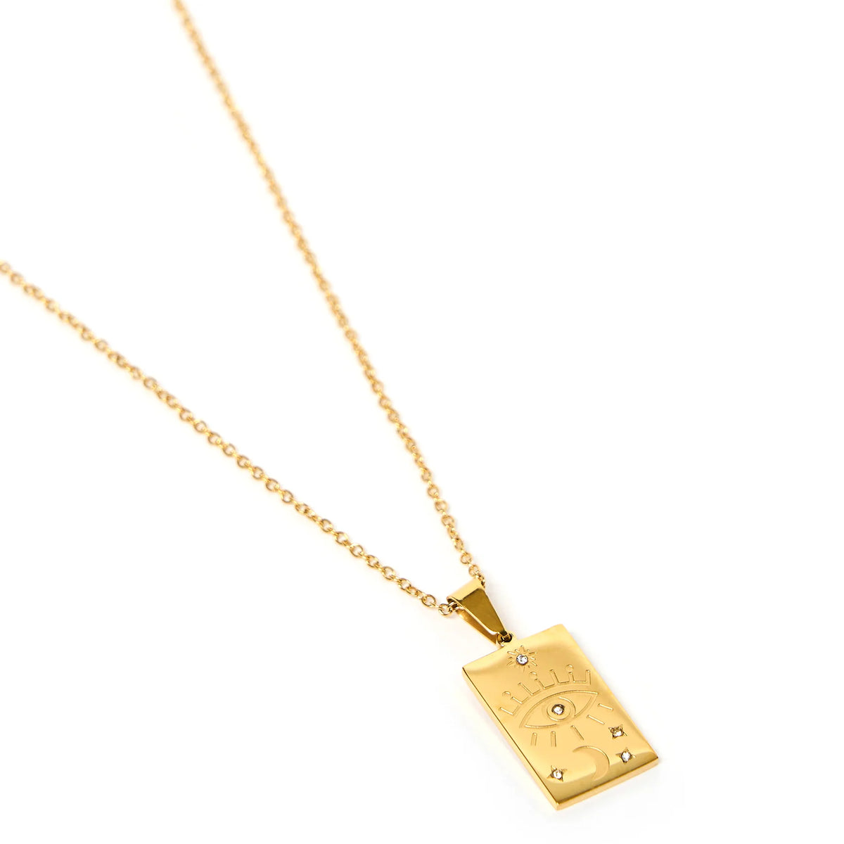 Jamila Gold Pendant Necklace – Sare Store