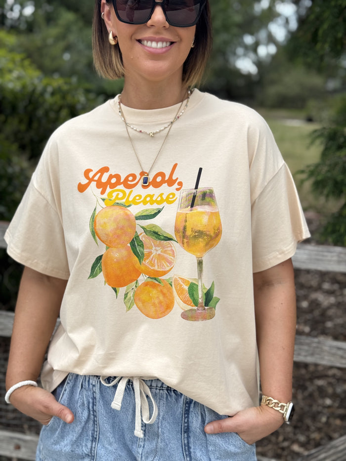 Peach Aperol Tee