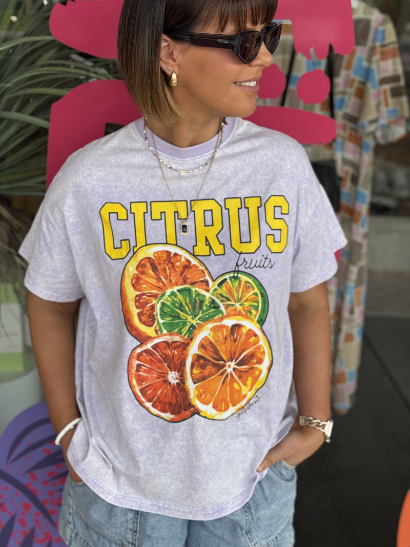 Lilac Citrus Tee