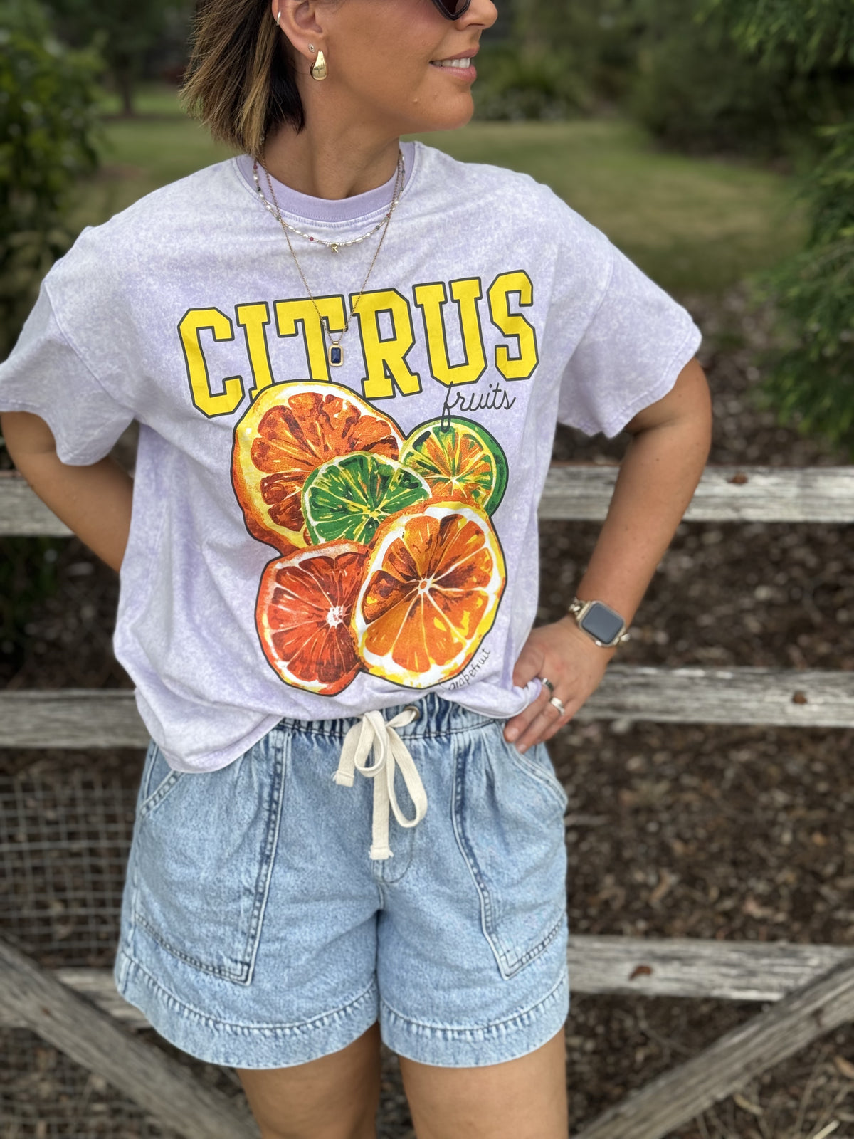 Lilac Citrus Tee