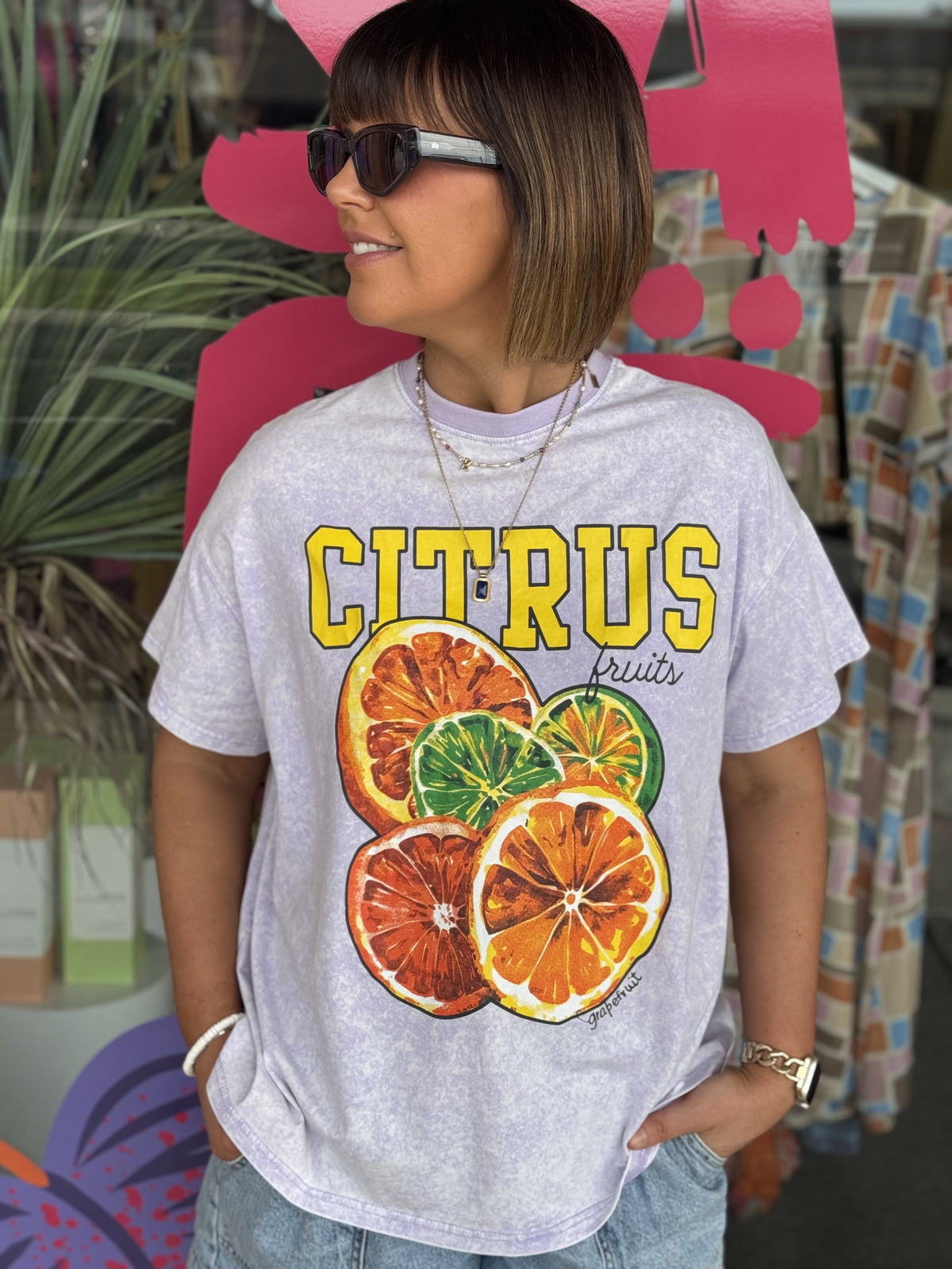 Lilac Citrus Tee