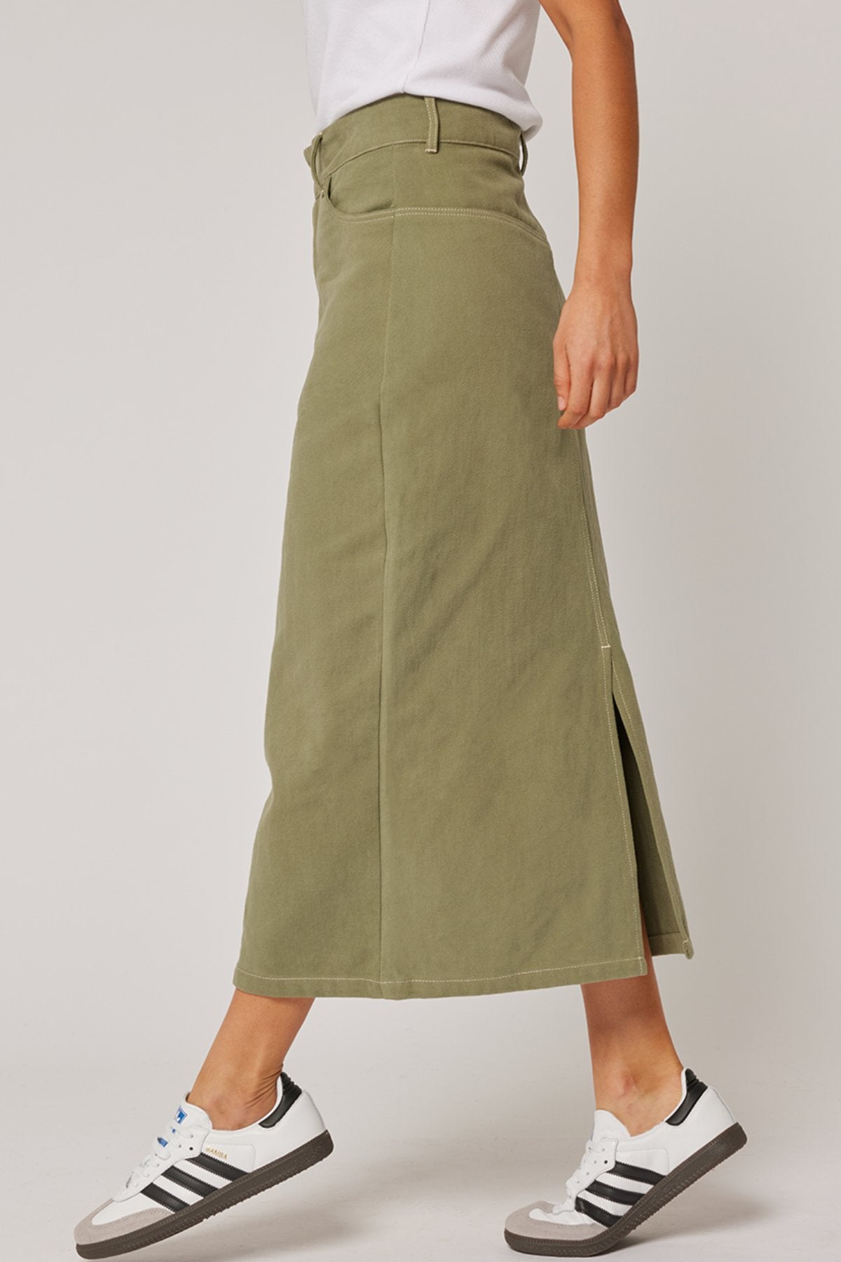 Abbie Skirt - Khaki - Sare StoreCartel & WillowSkirt