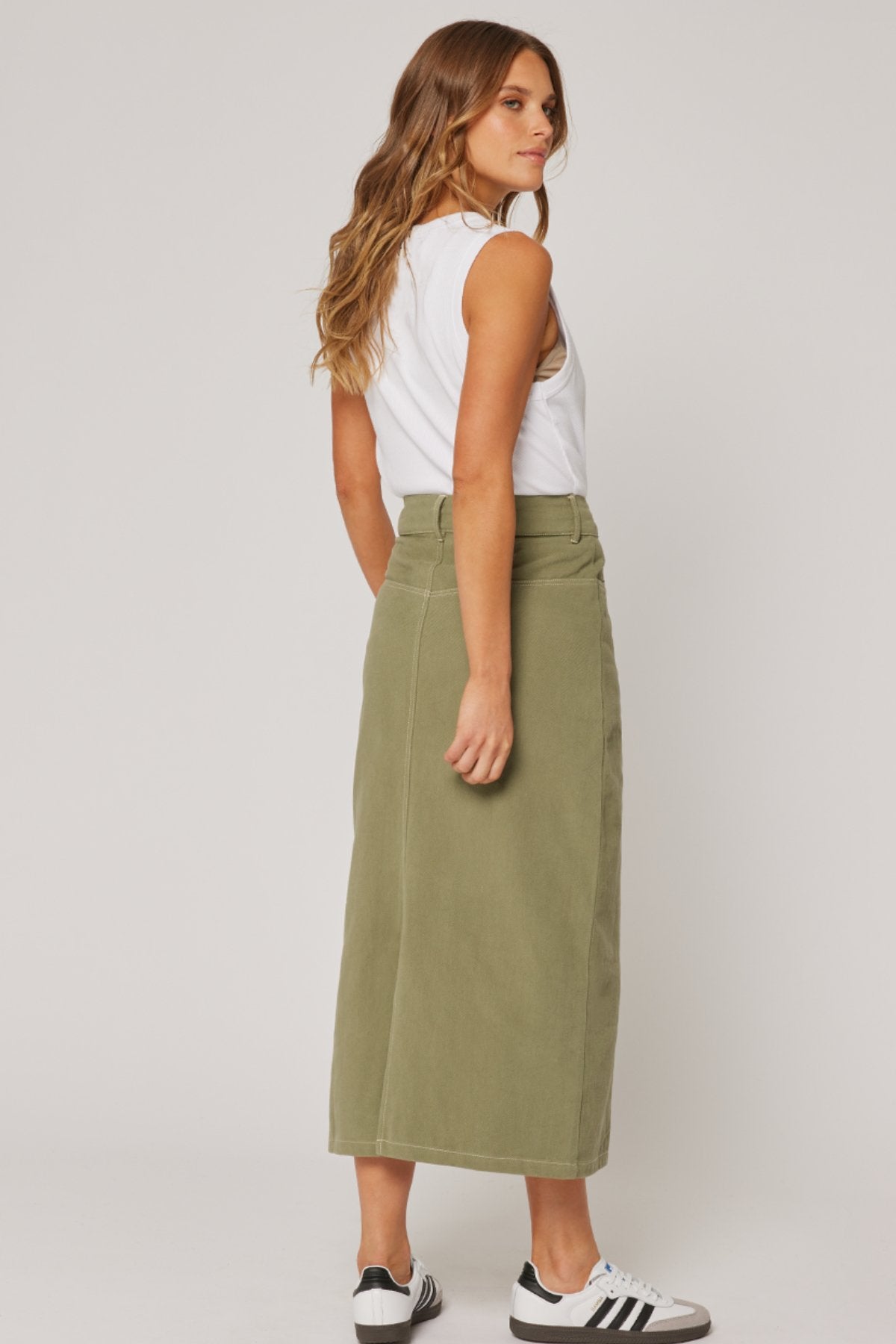 Abbie Skirt - Khaki - Sare StoreCartel & WillowSkirt