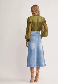 Abloom Blouse - Olive - Sare StoreMOS The LabelBlouse