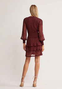 Abloom Mini Dress - Wine - Sare StoreMOS The LabelDress