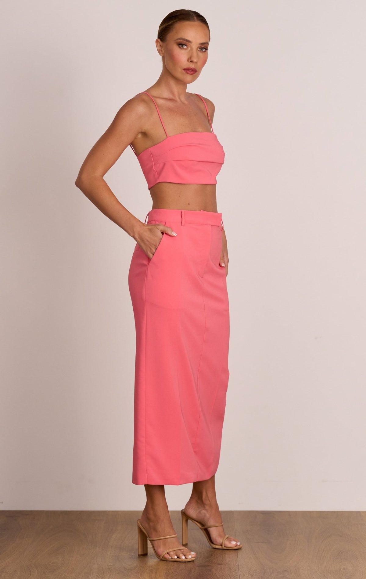 Ace Tailored Skirt Punch Pink - Sare StorePasduchasSkirt