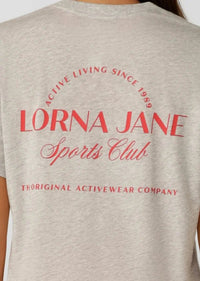 Active Living Sports Club Relaxed T-Shirt - Grey Marl - Sare StoreLorna JaneT-shirt