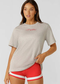 Active Living Sports Club Relaxed T-Shirt - Grey Marl - Sare StoreLorna JaneT-shirt