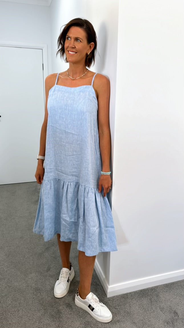 Algarve Dress - Blue - Sare StoreLittle LiesDress
