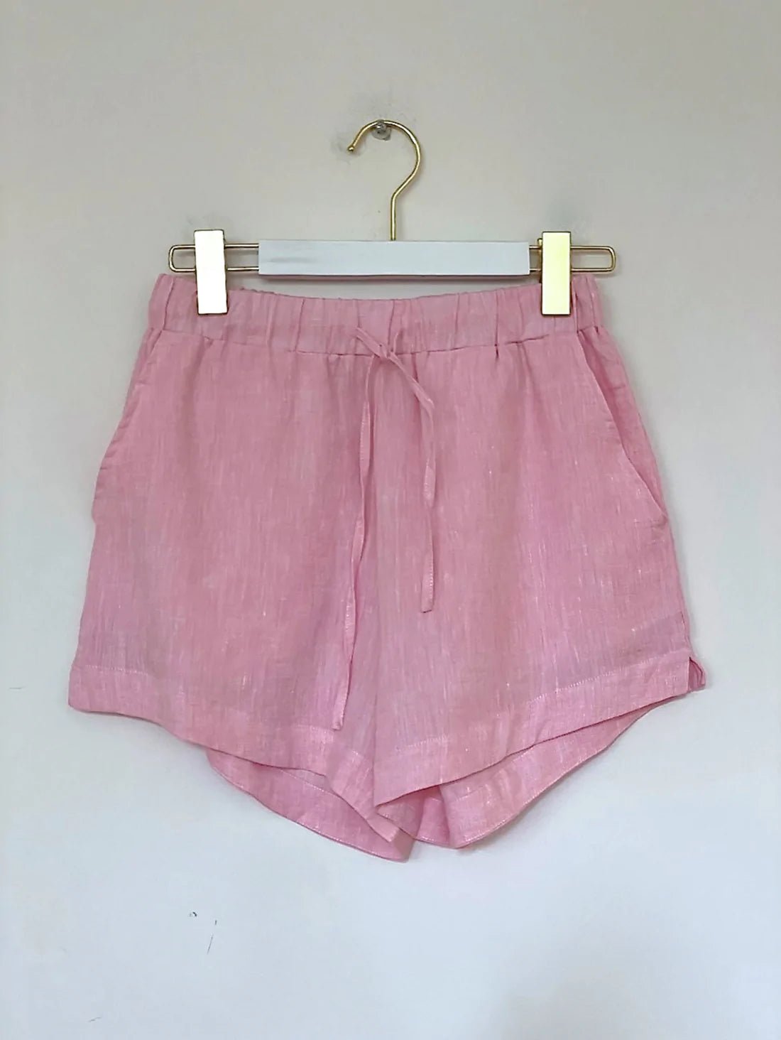 Algarve Linen Shorts - Pink **2xSize 8 - Sare StoreLittle LiesShorts