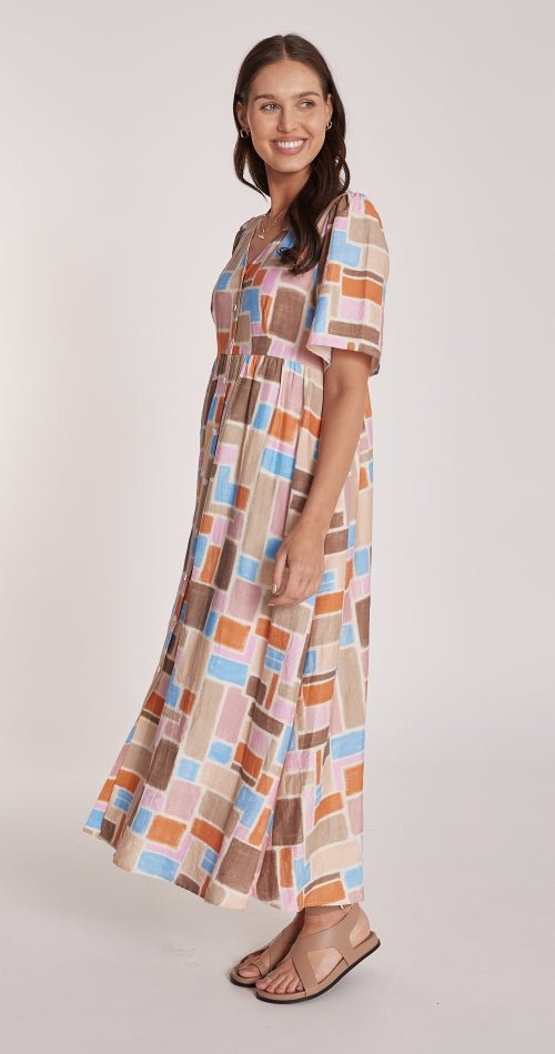 Amy Dress - Mosaic Print - Sare StoreFeather and NoiseDress