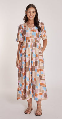 Amy Dress - Mosaic Print - Sare StoreFeather and NoiseDress