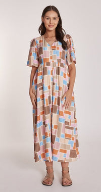 Amy Dress - Mosaic Print - Sare StoreFeather and NoiseDress