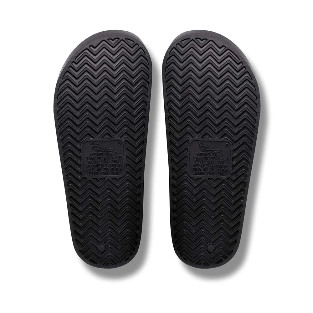 Arch Support Slides - Black - Sare StoreArchiesShoes