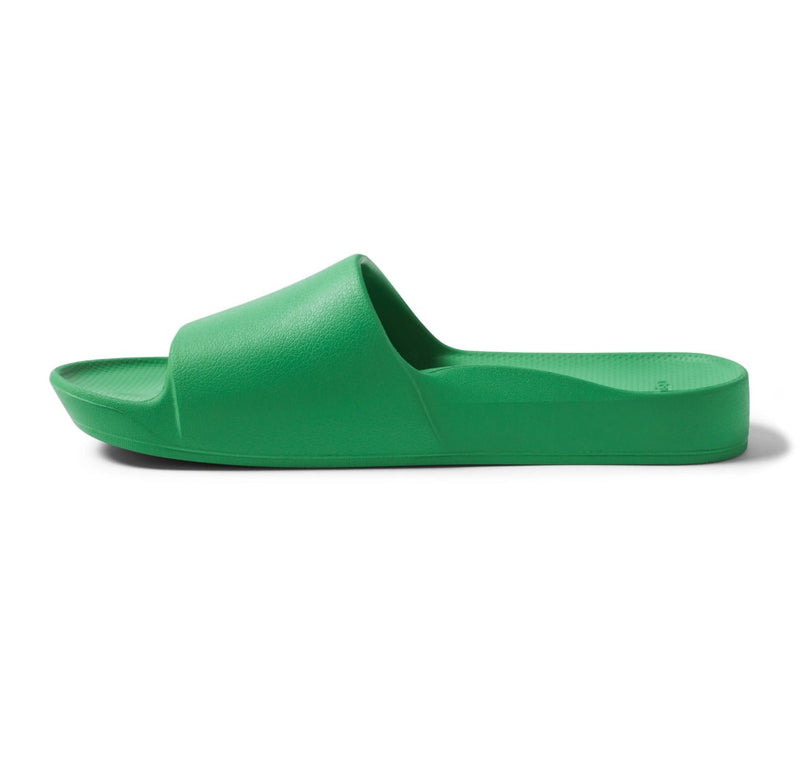 Arch Support Slides - Kelly Green - Sare StoreArchiesShoes