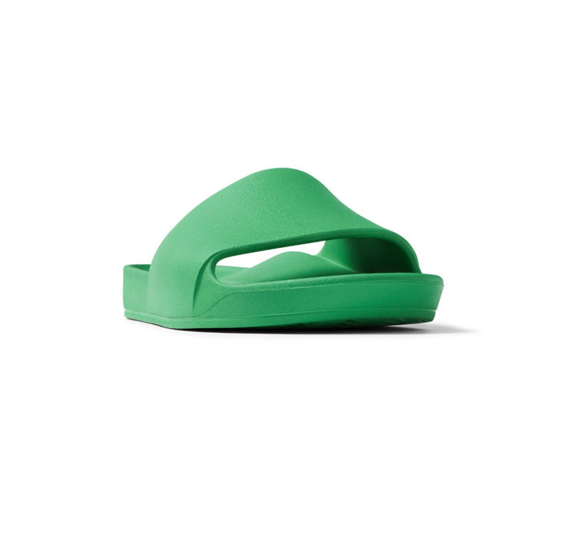 Arch Support Slides - Kelly Green - Sare StoreArchiesShoes