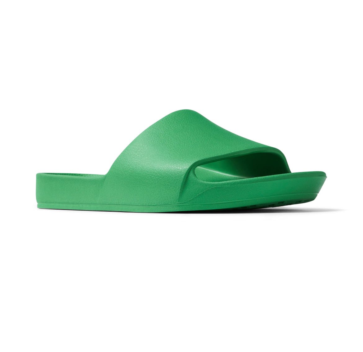 Arch Support Slides - Kelly Green - Sare StoreArchiesShoes