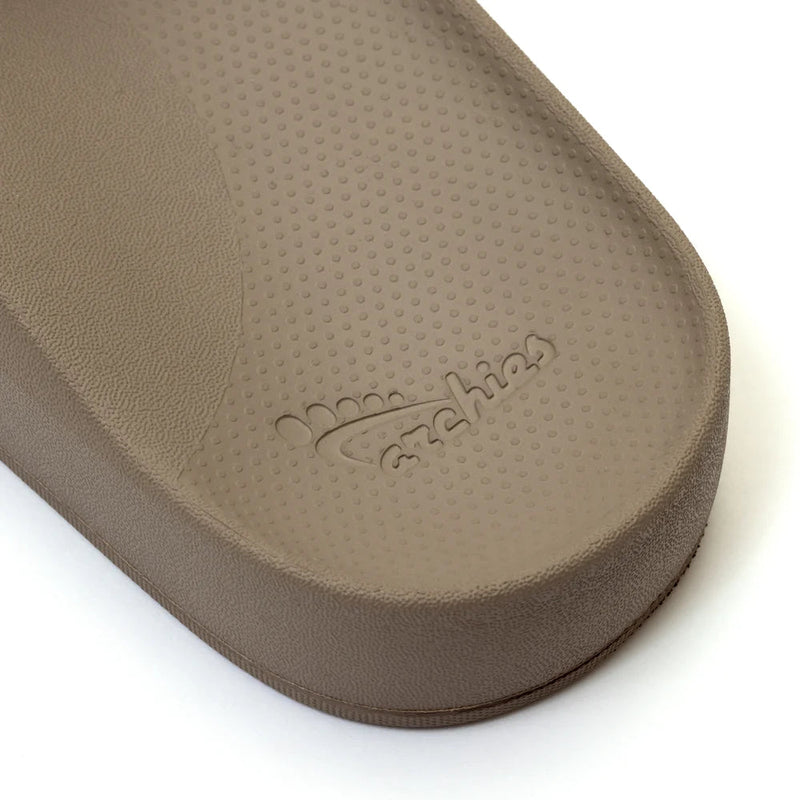 Arch Support Slides - Taupe - Sare StoreArchiesShoes