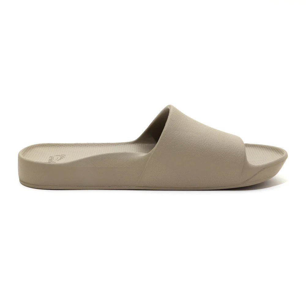 Arch Support Slides - Taupe - Sare StoreArchiesShoes