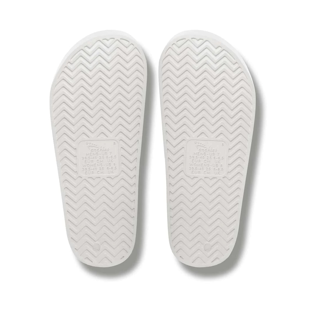 Arch Support Slides - White - Sare StoreArchiesSlides