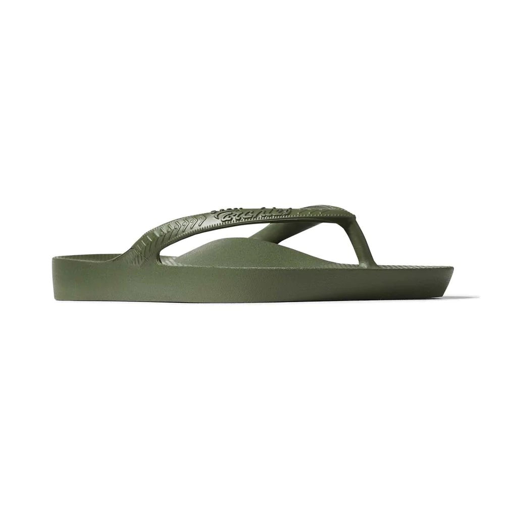 Arch Support Thongs - Khaki - Sare StoreArchiesthongs