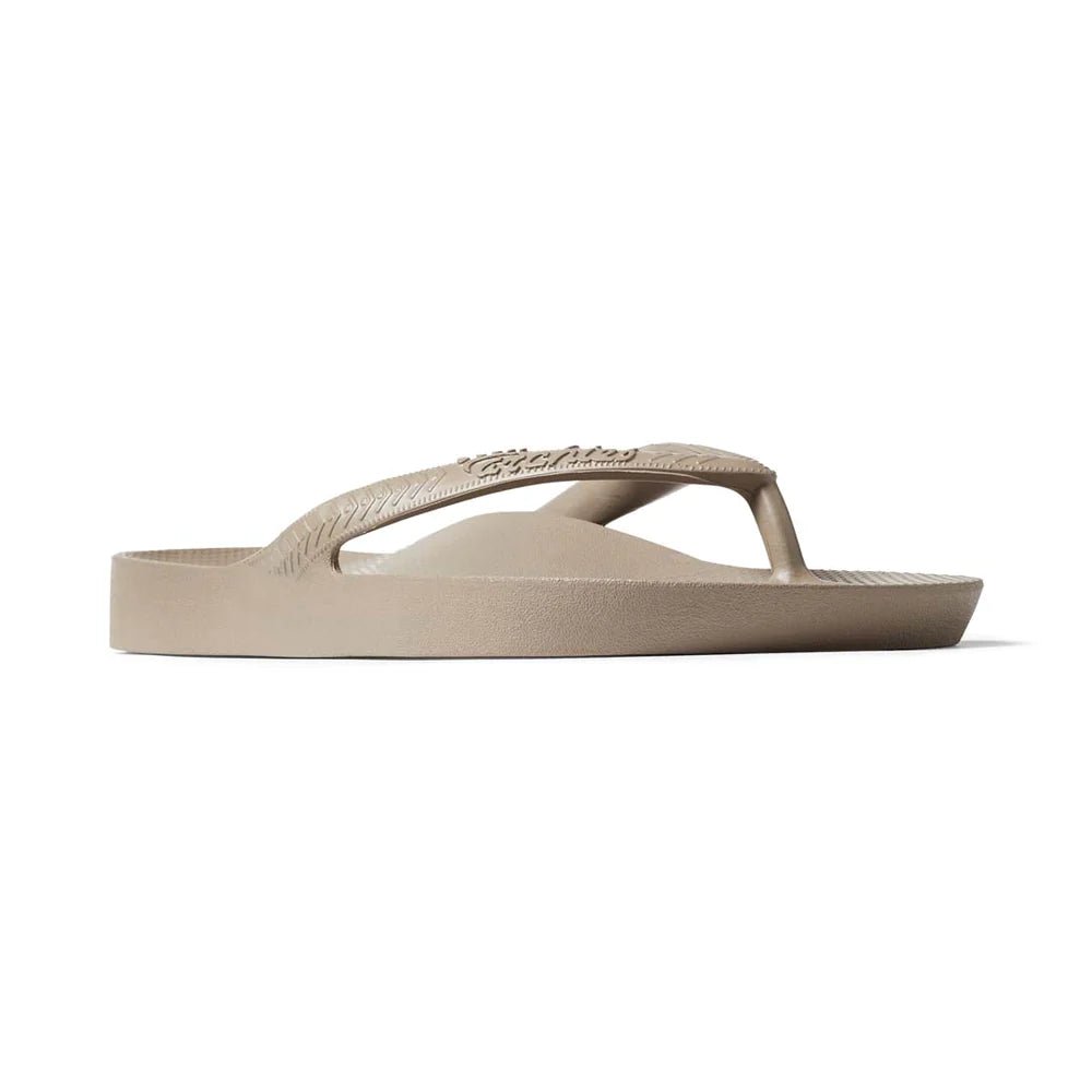 Arch Support Thongs - Taupe - Sare StoreArchiesthongs