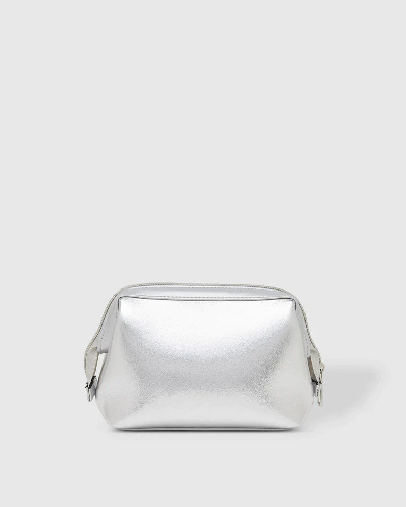 Baby Eliza Neoprene Makeup Bag - Silver - Sare StoreLouenhidecosmetic bag