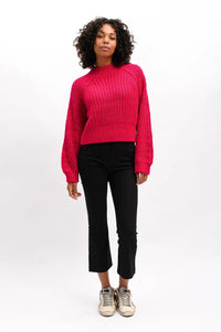 Bella Chunky Knit - Fuschia - Sare StoreWe are the othersKnit