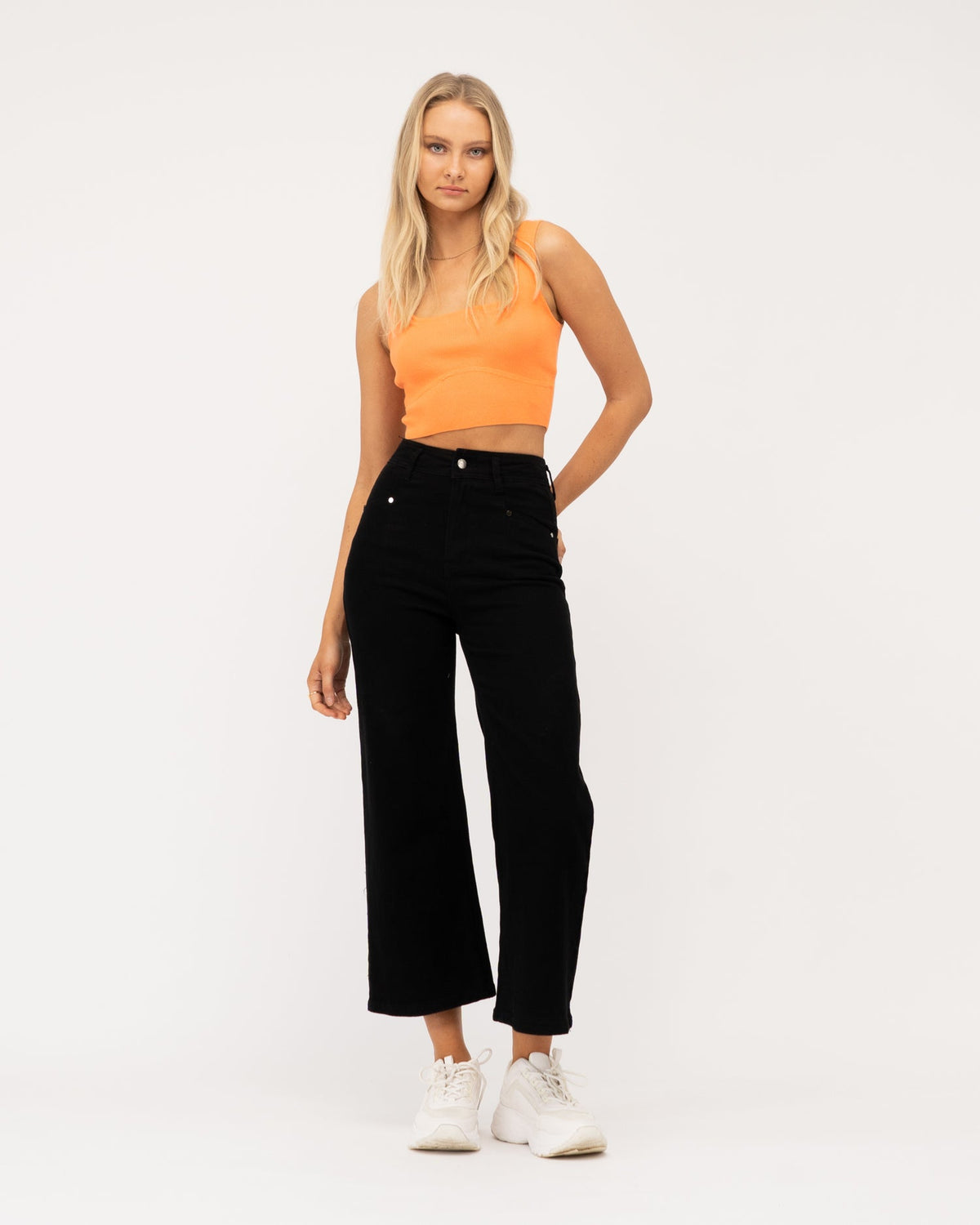 Black Crop Jeans - Sare StorePaper HeartPants