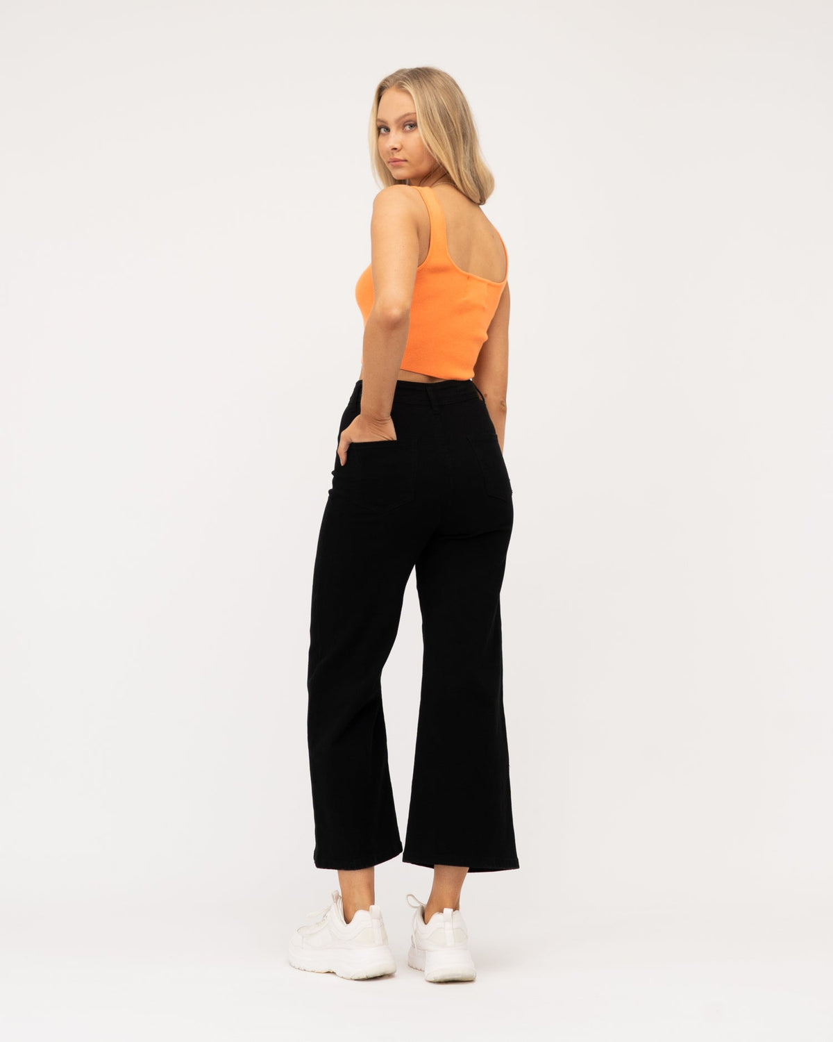 Black Crop Jeans - Sare StorePaper HeartPants