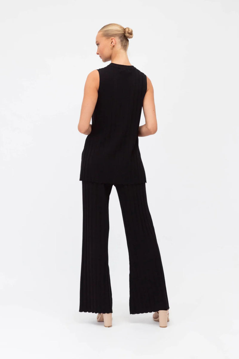 Black Knit Pants - Sare StoreWhite ClosetPants