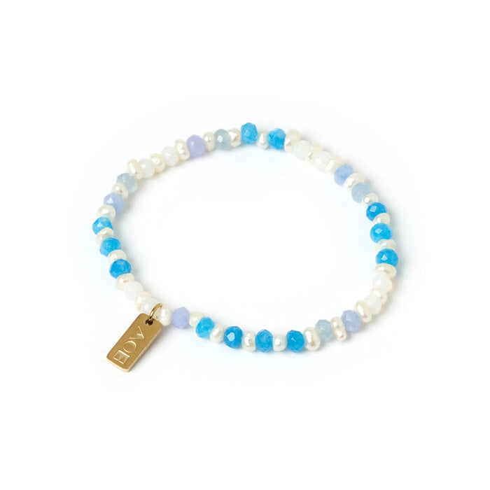 Bloom Pearl and Gemstone Bracelet - Ocean - Sare StoreArms Of EveBracelet