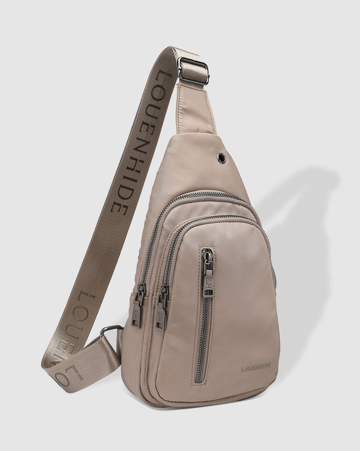 Boyd Nylon Sling Bag - Beige - Sare StoreLouenhideHandbag