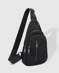 Boyd Nylon Sling Bag - Black - Sare StoreLouenhideHandbag