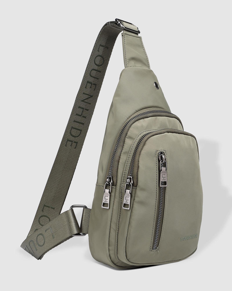 Boyd Nylon Sling Bag - Khaki - Sare StoreLouenhideHandbag