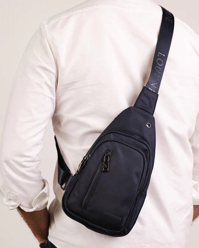 Boyd Nylon Sling Bag - Navy - Sare StoreLouenhideSling Bag