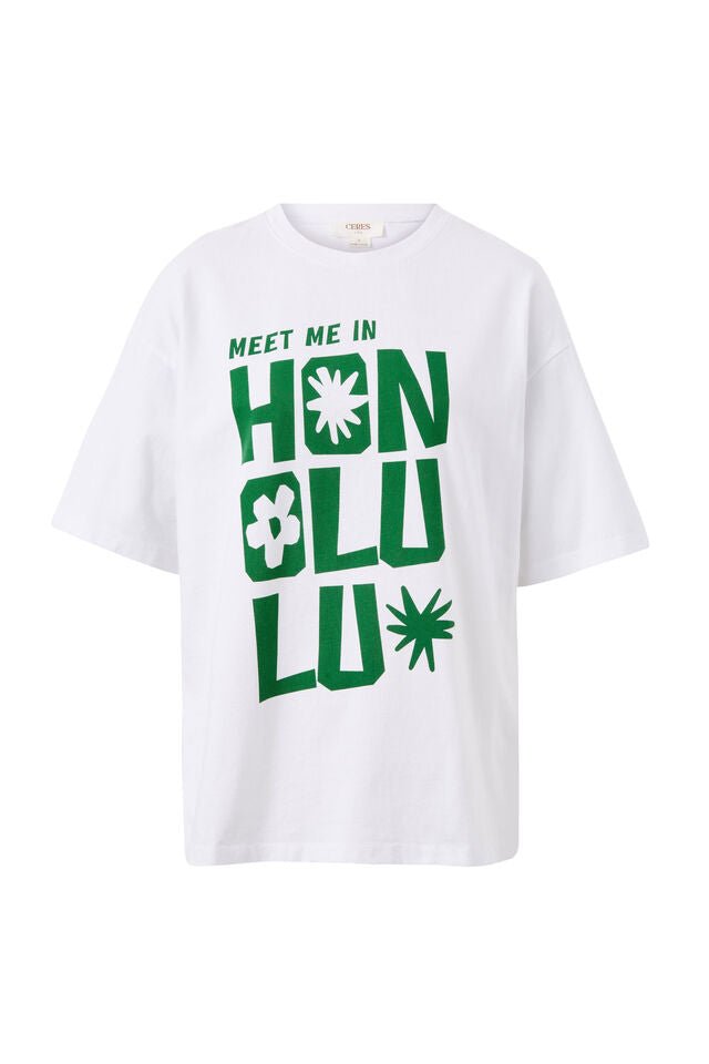 Boyfriend Tee - Honolulu Winter Green - Sare StoreCeres LifeTee