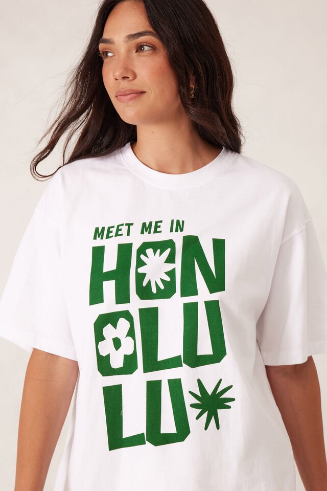 Boyfriend Tee - Honolulu Winter Green - Sare StoreCeres LifeTee