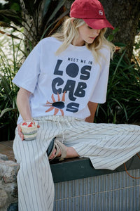 Boyfriend Tee - White/Los Cabos - Sare StoreCeres LifeTee