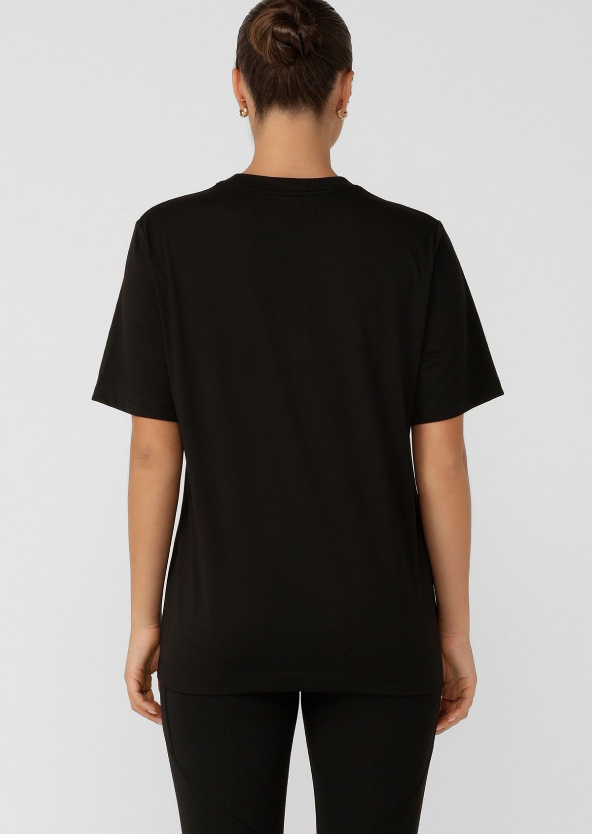 Breathe Easy Ombre Relaxed Tee - Black - Sare StoreLorna JaneT-shirt