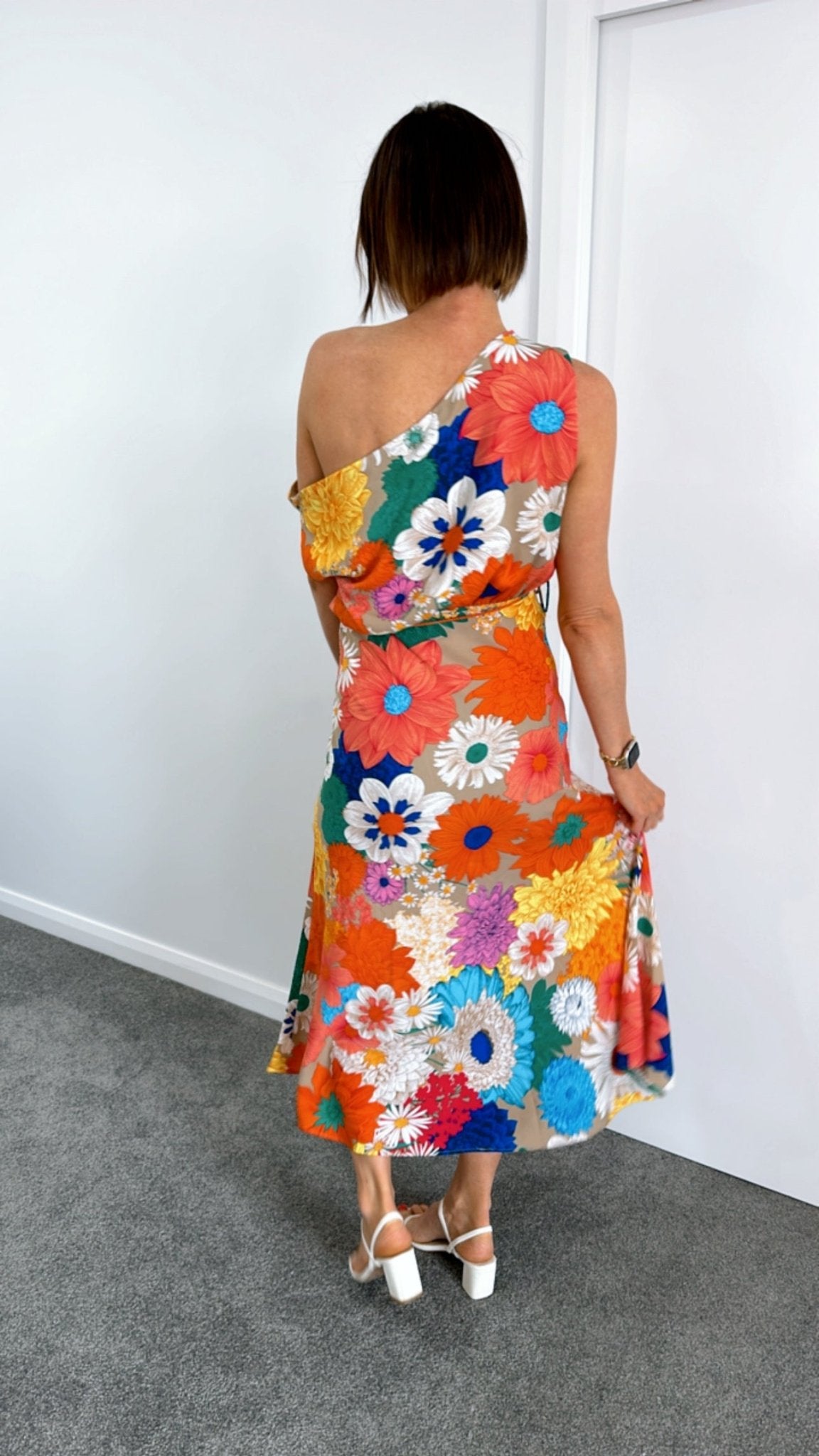 Bright Blossom Midi Dress - Sare StoreSare StoreDress