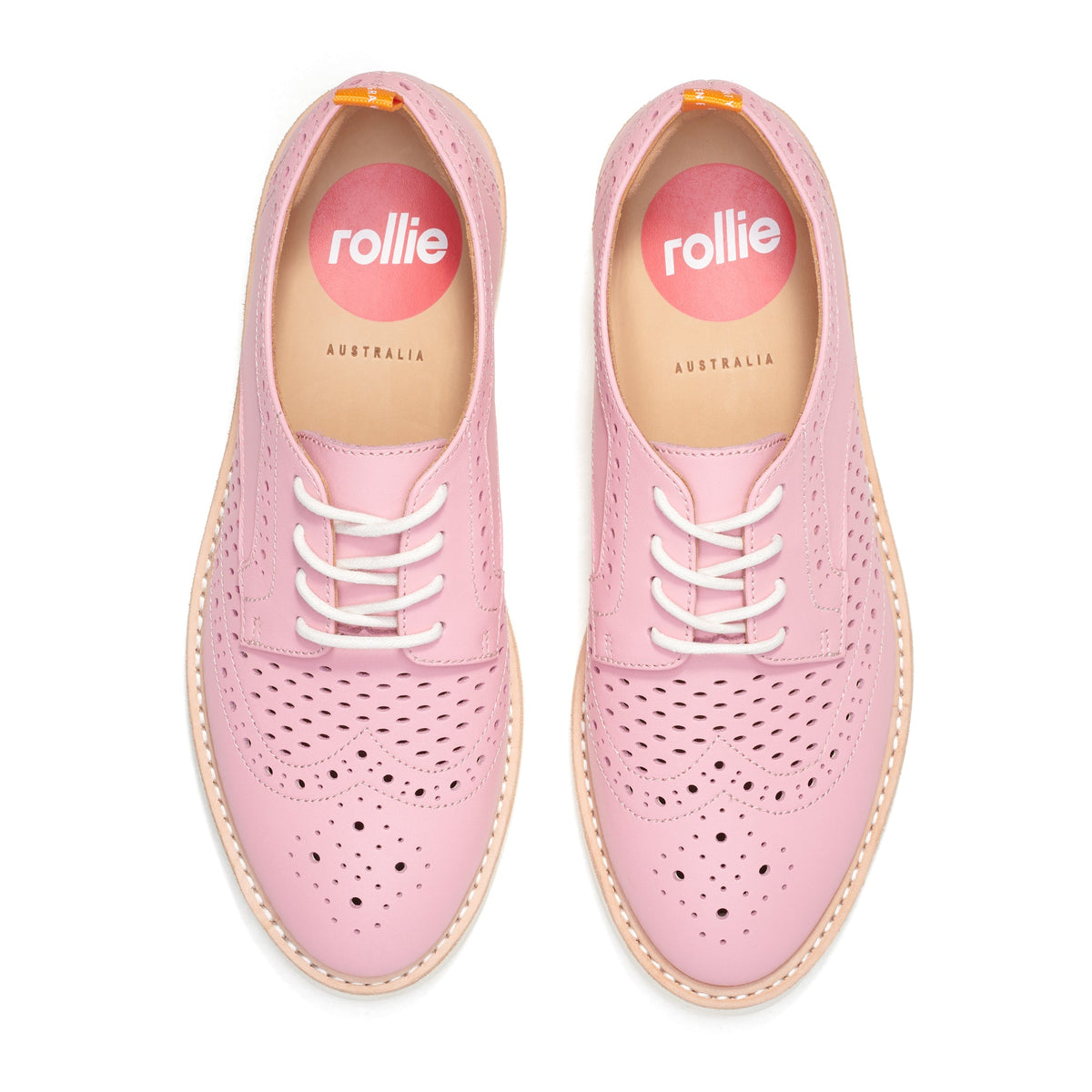 Brogue Rise Punch Pink-Pop - Sare StoreRollie NationShoes