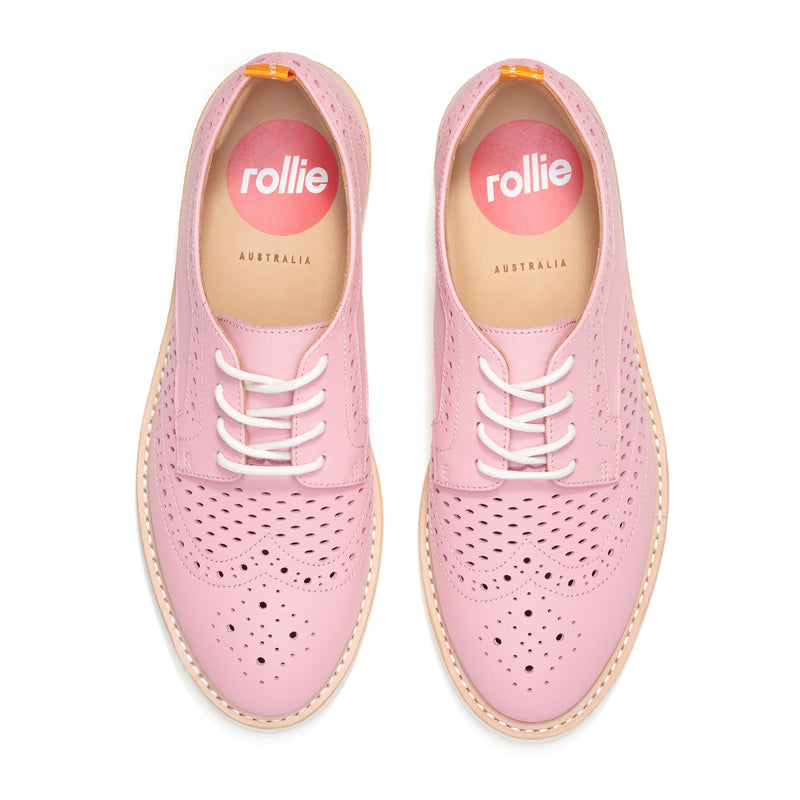 Brogue Rise Punch Pink-Pop - Sare StoreRollie NationShoes