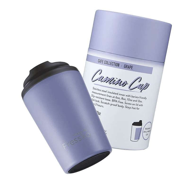 Camino Reusable Coffee Cup 12oz/340ml - Grape - Sare StoreMade by FresskoReusable Coffee Cup