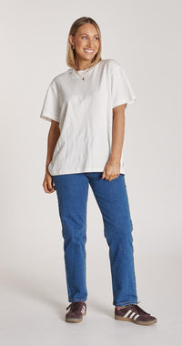 Carter Tee - White - Sare StoreFeather and NoiseTee