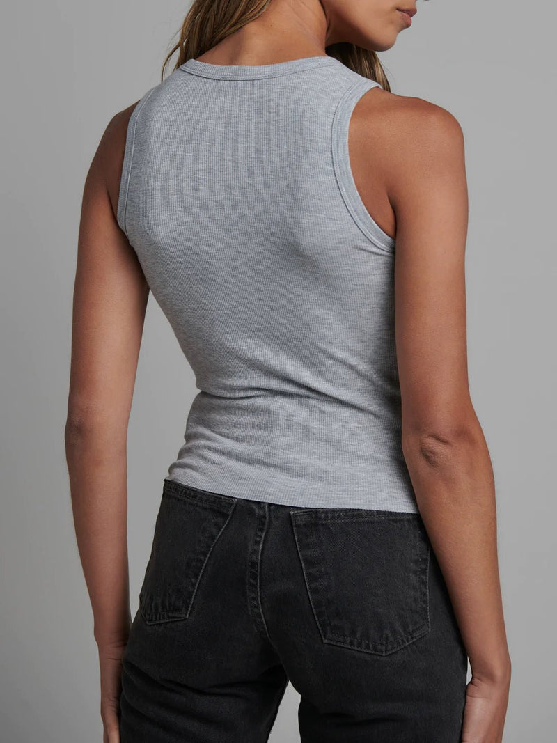 Cassia Tank - Grey Marle - Sare StoreBayse BrandTank