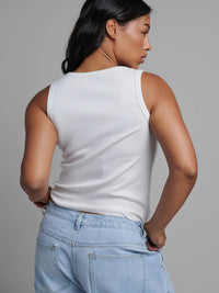 Cassia Tank -White - Sare StoreBayse BrandTank