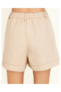 Charlie Denim Cream Shorts - Sare StorePaper HeartShorts